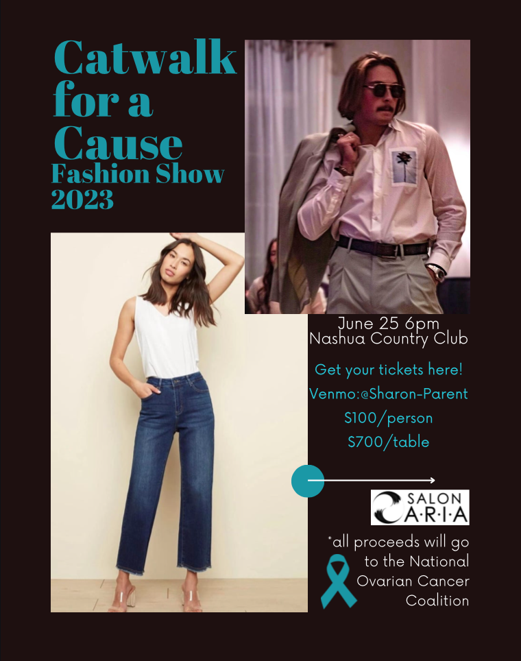 Fundraiser Fashion Show, sponsored by Salon Aria