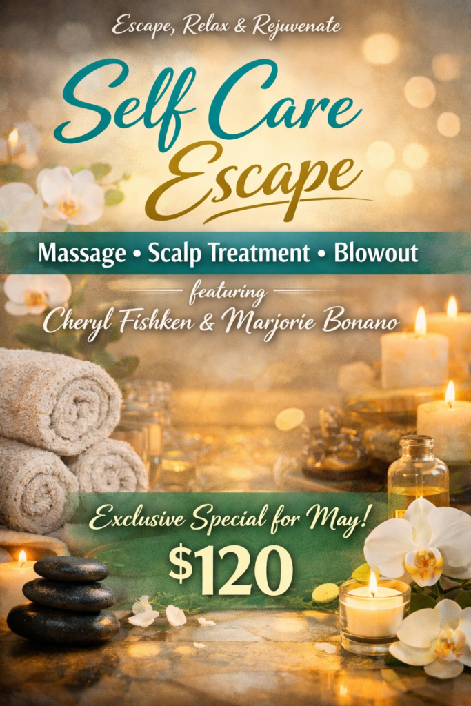 May massage package - Salon Aria, Nashua NH